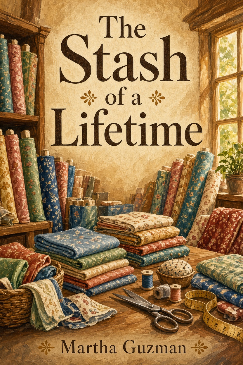 Illustrated book cover for The Stash of a Lifetime by Martha Guzman.