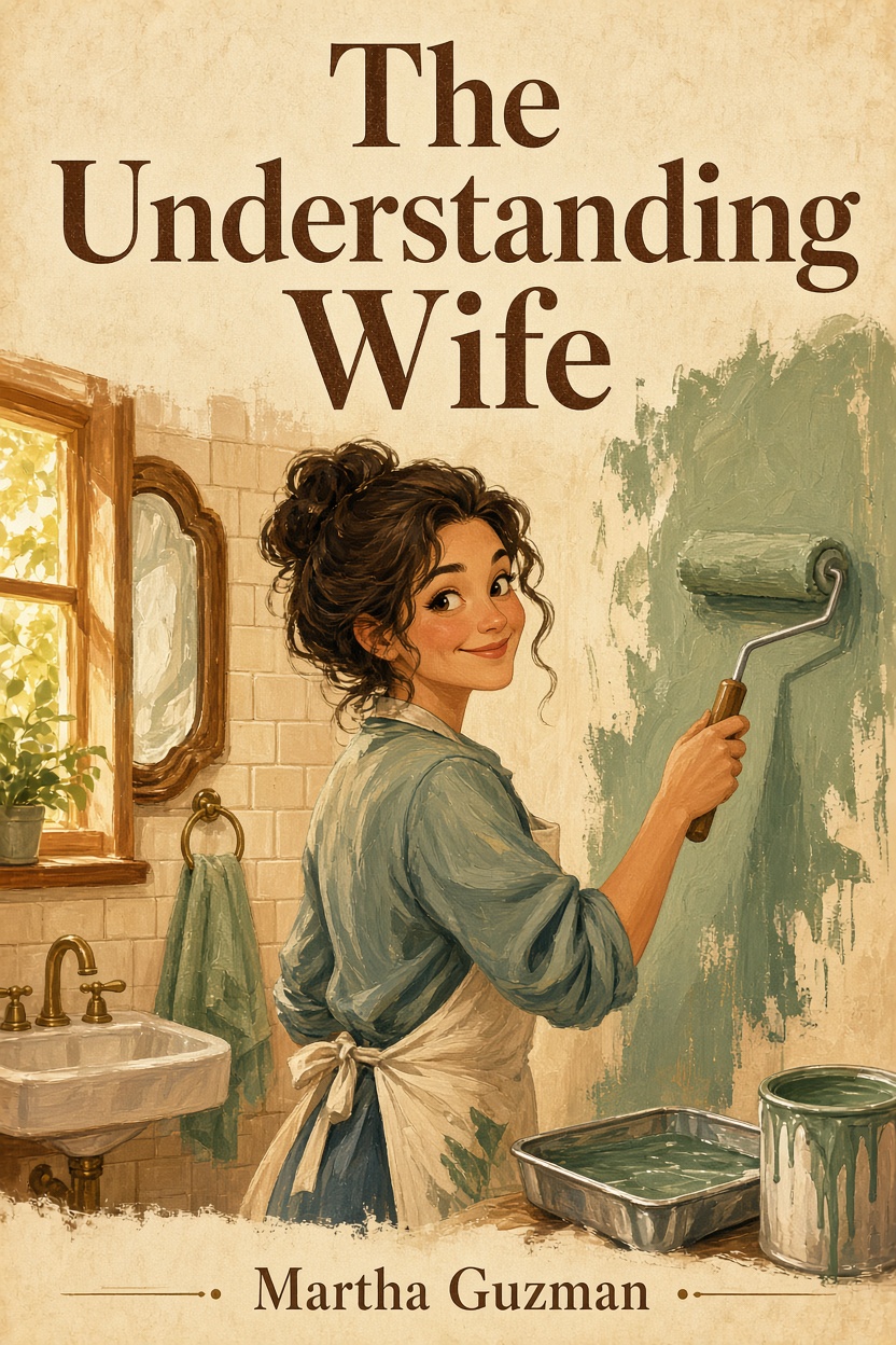 Illustrated book cover for The Understanding Wife by Martha Guzman.